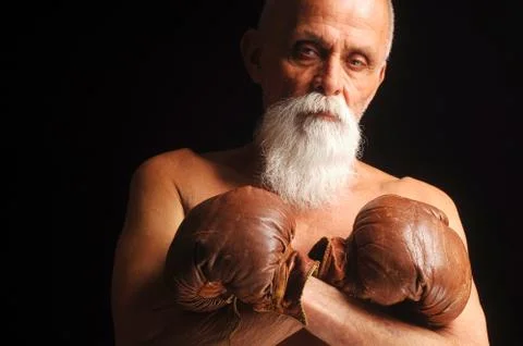 Old boxer Stock Photos
