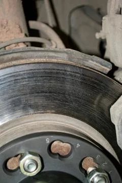 Old brake disk Stock Photos