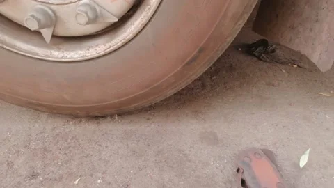 Old Brake Pads Stock Footage 156719971