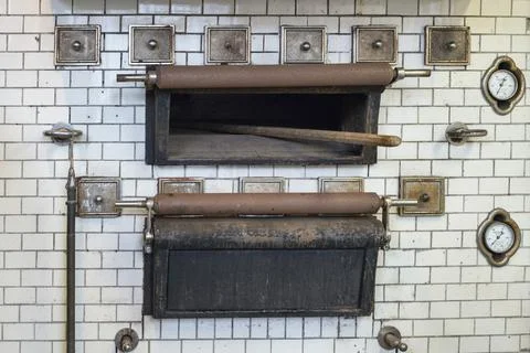 Old bread oven used in monastery Stock Photos