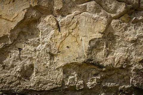 Old brick and plaster wall texture background Stock Photos