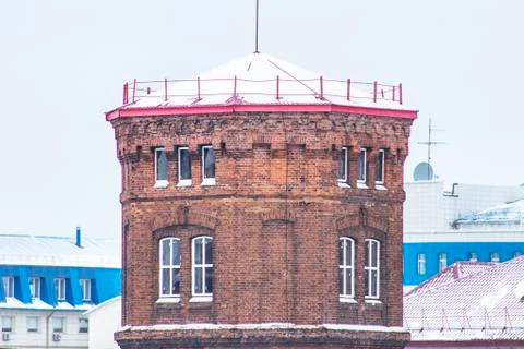 Old brick building. Stock Photos