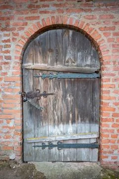 Old Brick Door Stock Photos