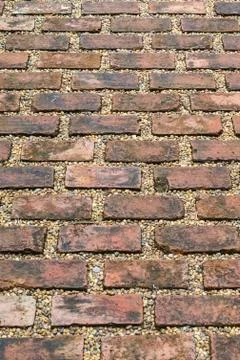 Old brick floor Stock Photos