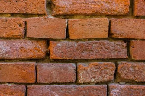 Old brick  side. Stock Photos