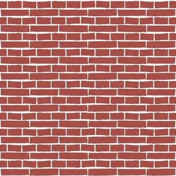Old brick wall background. Black and white grunge texture. Vector distresse.. Ilustração Stock