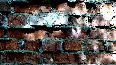 Old brick wall in a background image Stock Footage 75991411