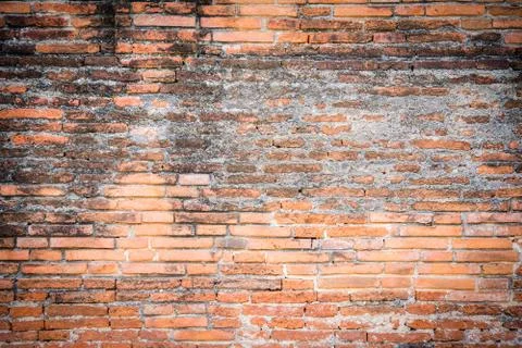 Old brick wall in a background image Fotos Stock