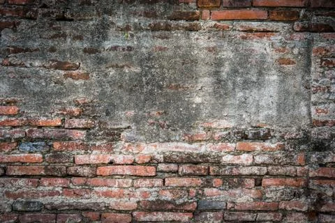 Old brick wall in a background image Stock Photos