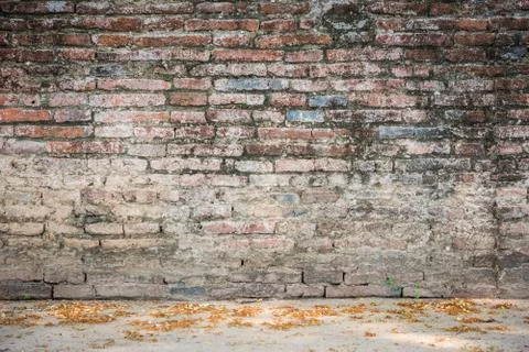 Old brick wall in a background image 스톡 사진