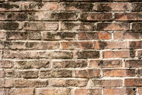 Old brick wall in a background image Stock Photos