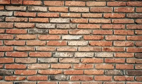 Old brick wall background. Old grunge brickwork Foto stock