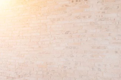 Old brick wall for background. Orange brick wall, under construction Stockfoto's