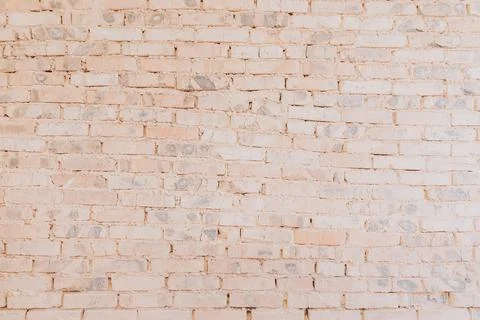 Old brick wall for background. Orange brick wall, under construction Stock Photos