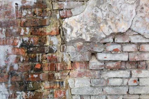 Old brick wall as background. Stock Photos