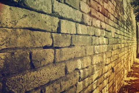 Old brick wall background Stock Photos