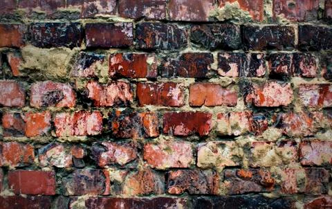Old brick wall background Stock Photos