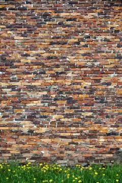 Old brick wall background Stock Photos