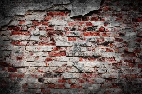 Old brick wall background Stock Photos