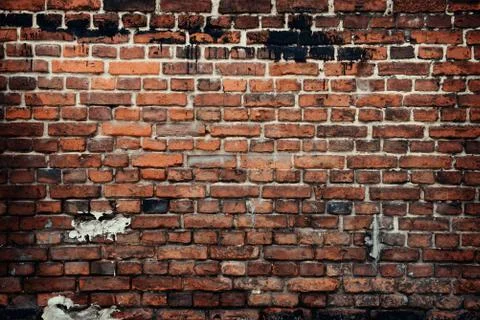 Old brick wall background Stock Photos