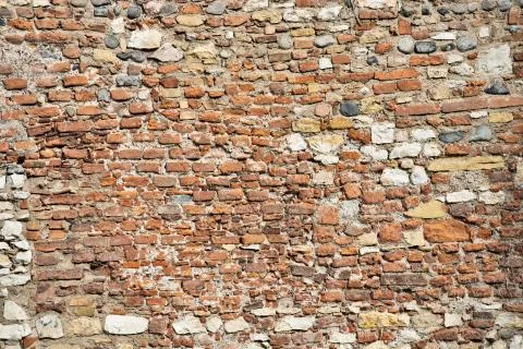 Old brick wall as background Foto stock