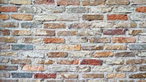 Old brick wall for a background. Stock Photos