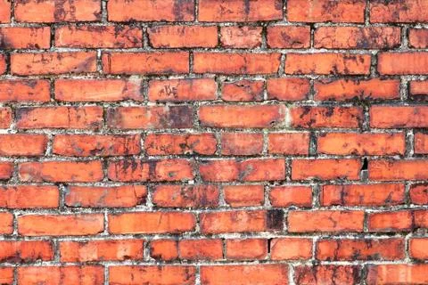 Old Brick Wall for Background, Texture and Wallpaper Stock Photos