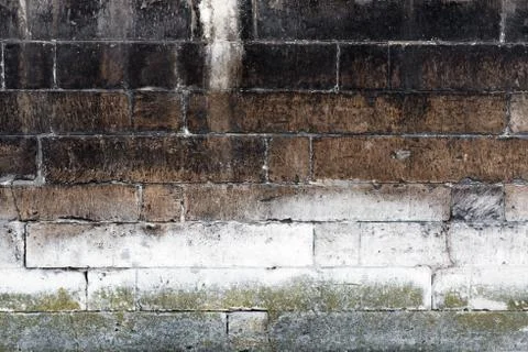 Old brick wall background texture Stock Photos