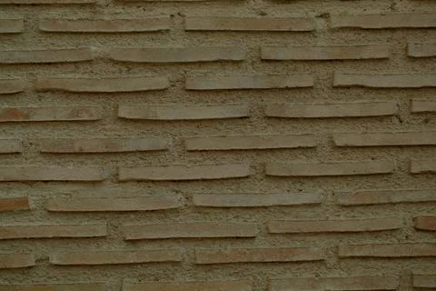 Old brick wall background texture with long bricks 库存照片