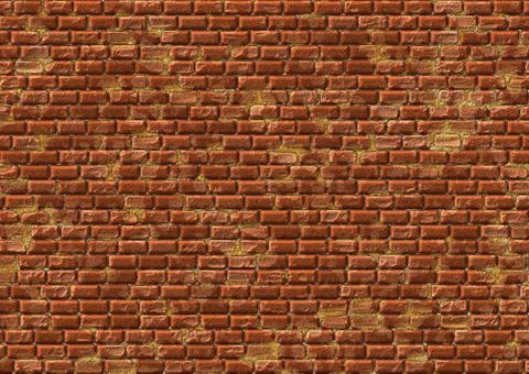 Old brick wall backgrounds pattern Stock Illustration