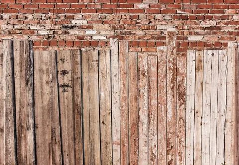 The old brick wall, backgrounds,textures of brick Stock Photos