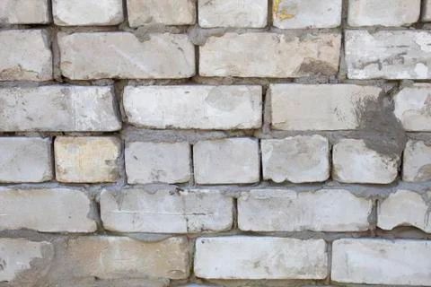 Old brick wall, bric pattern, building element 스톡 사진