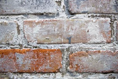 Old brick wall, bric pattern, building background Stock Photos