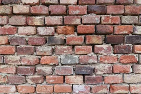 Old brick wall - brick texture Stock Photos