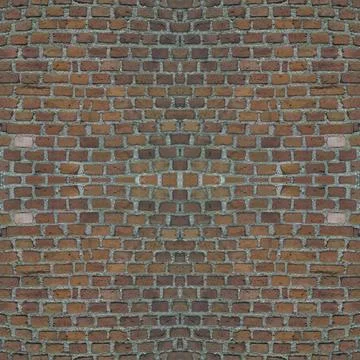 An old brick wall. Brickwork. Background of brown stones. The texture of the  Stock Illustration