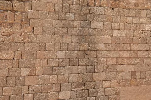 Old brick wall with bumpy wall Stock Photos