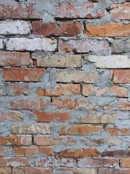 An old brick wall can be a good background Stock Photos