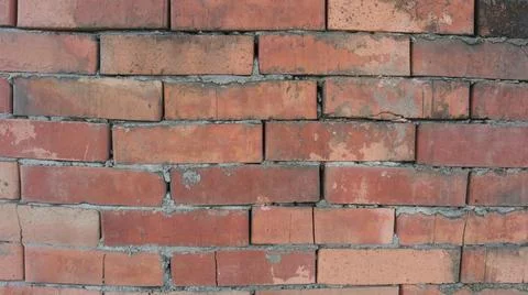 Old Brick Wall Cement Background Stock Photos