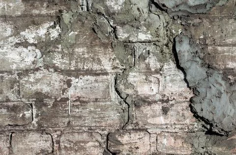 Old brick wall close up Stock Photos