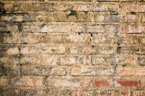 Old brick wall closeup Stock Photos