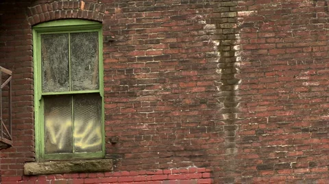 Old brick wall Stock Footage 1085316