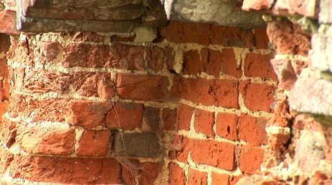 Old brick wall Stock Footage 8847381