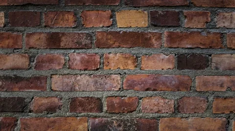 Old brick wall. Video stock 56613427