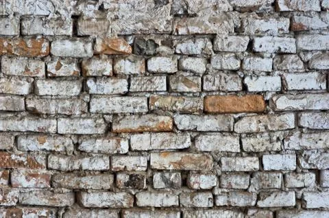 Old brick wall hdr Foto stock