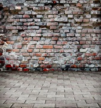 Old brick wall Stock Illustration