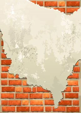 Old brick wall Stock Illustration