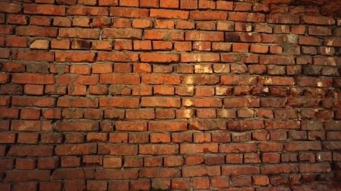 Old brick wall in the old building Stock Footage 112279610