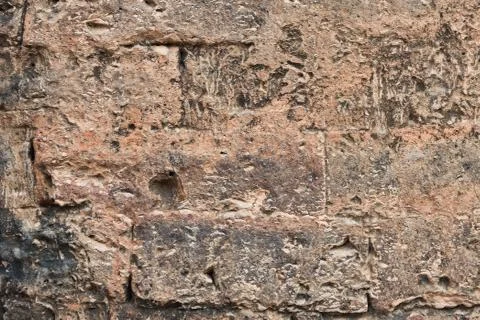 Old brick wall, old texture Stock Photos