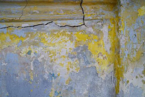 Old brick wall, old texture of stone blocks closeup Stock Photos