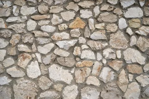 Old brick wall, old texture of stone blocks closeup Stock-Fotos
